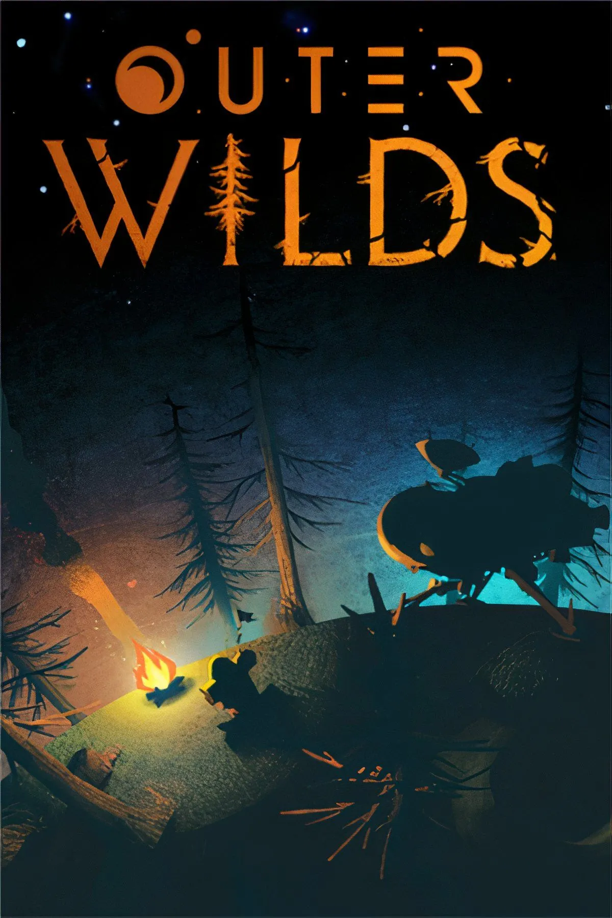 Hình ảnh phi thuyền khám phá không gian trong game phiêu lưu Outer Wilds với cảnh quan hành tinh đầy bí ẩn
