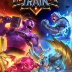 Hình ảnh tổng hợp gameplay và thẻ bài độc đáo của tựa game roguelike deckbuilding Monster Train đang giảm giá trên Steam