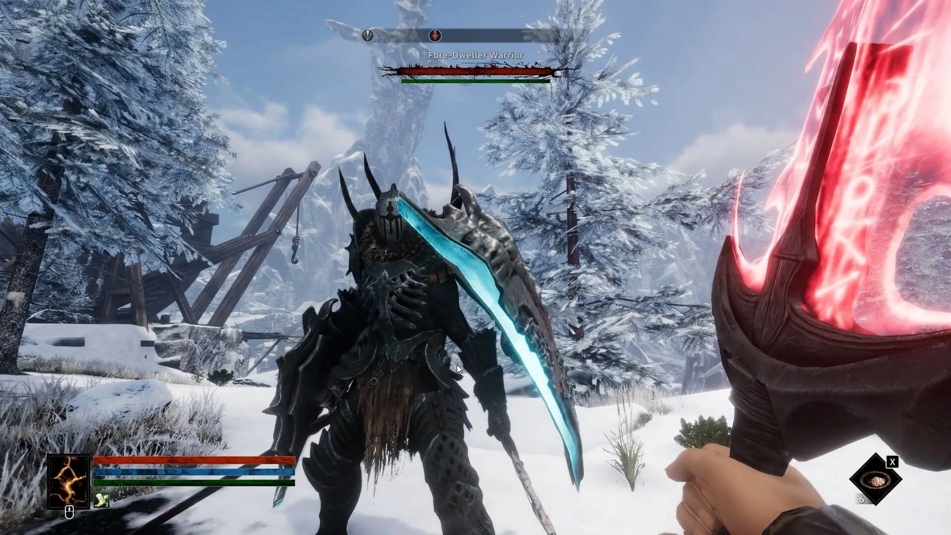 Hình ảnh tựa game nhập vai Tainted Grail The Fall of Avalon với khung cảnh thế giới giả tưởng hùng vĩ