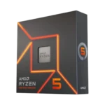 Hộp vi xử lý AMD Ryzen 5 7600X, đại diện cho hiệu năng vượt trội và giá trị tối ưu so với các đối thủ trong phân khúc tầm trung.
