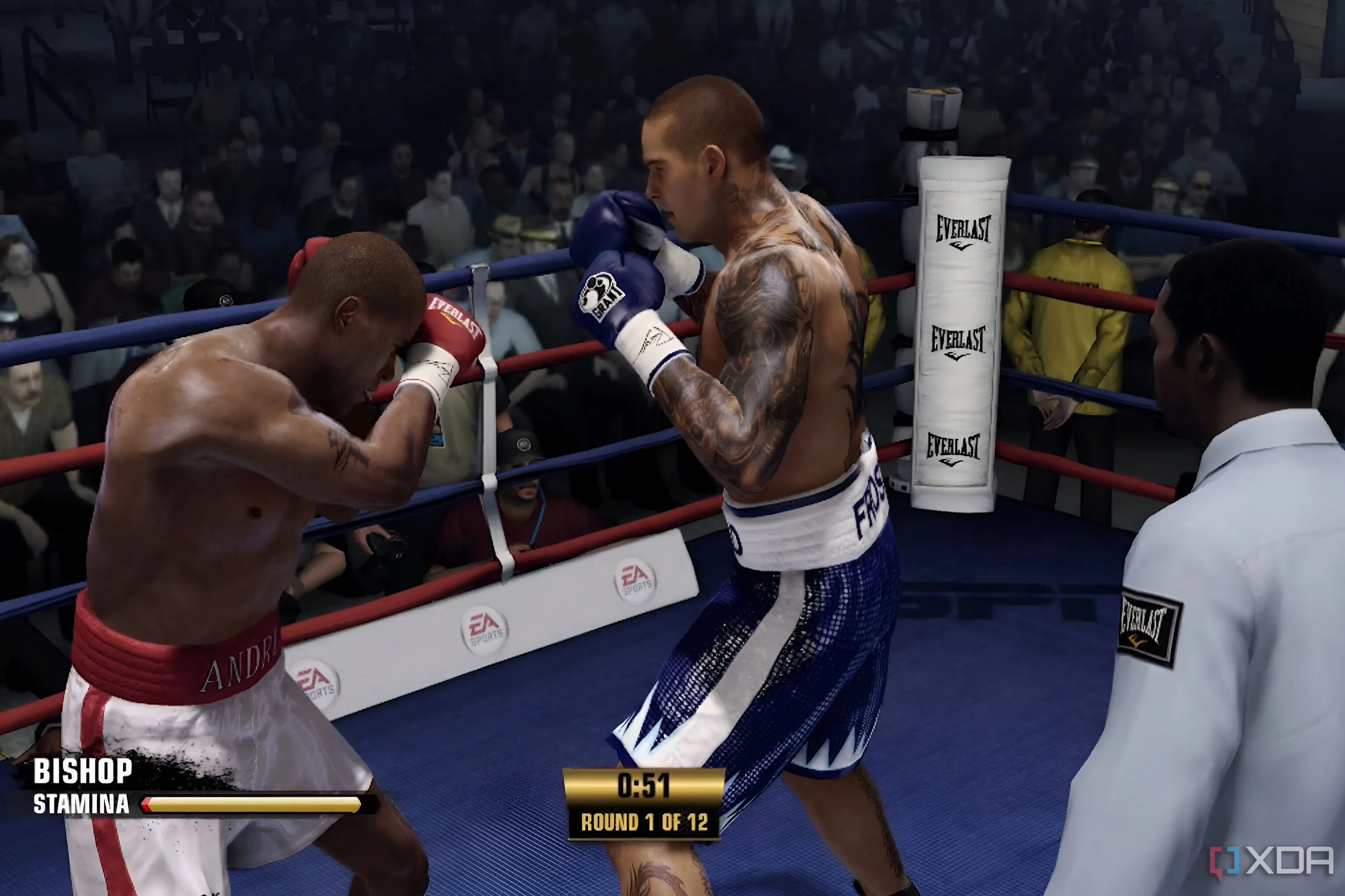 Isaac Frost, đối thủ quyền anh kiên cường trong Fight Night Champion, biểu tượng của sự khó khăn