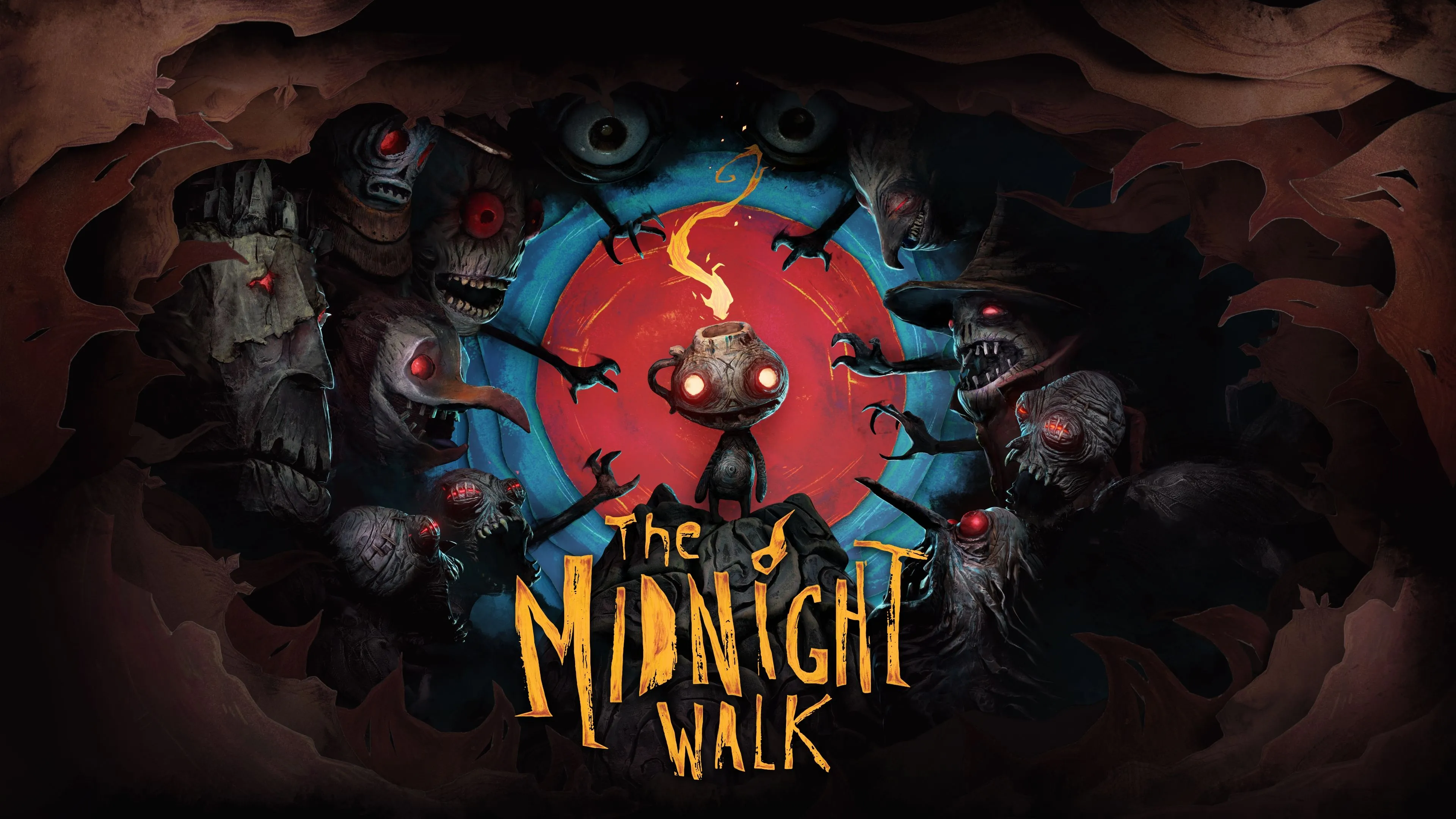 Key art của The Midnight Walk, thể hiện thế giới và nhân vật chính