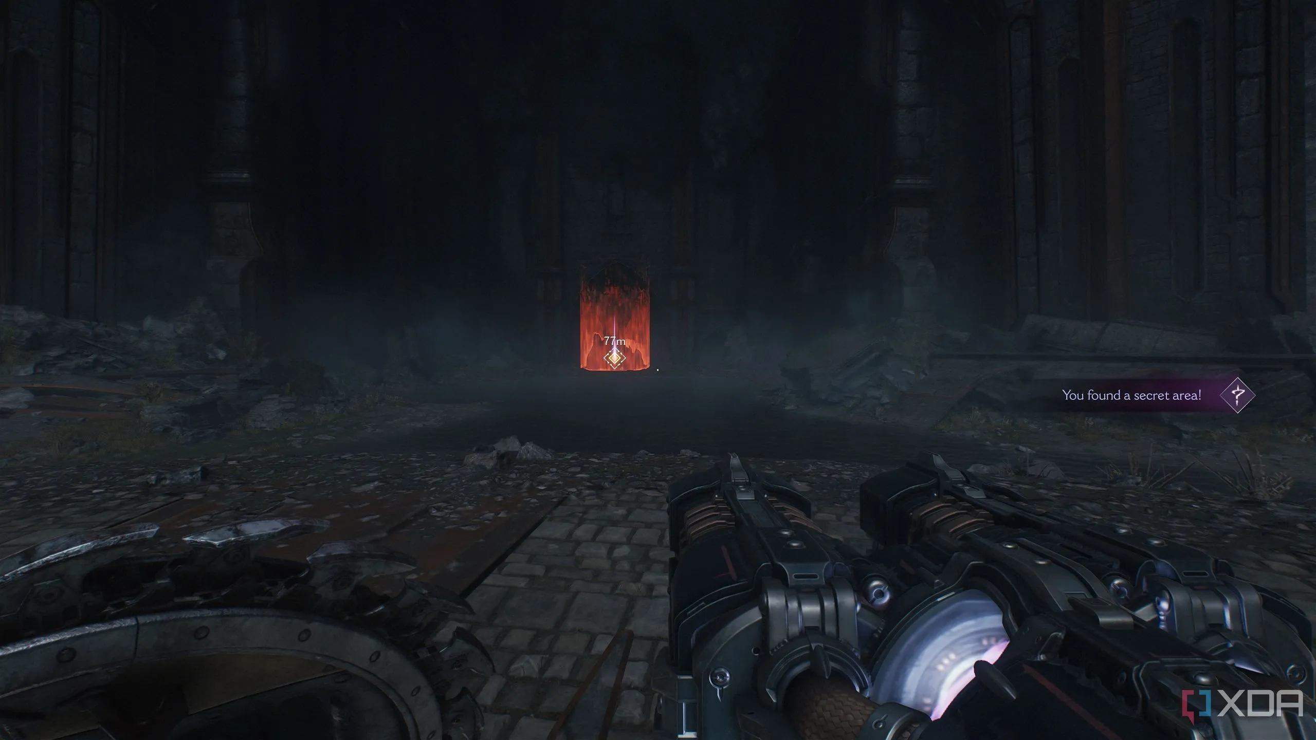 Khu vực bí mật 10 và bức tượng Wraithstone bị khóa sau một phong ấn quỷ trong Chương 14 Doom The Dark Ages.