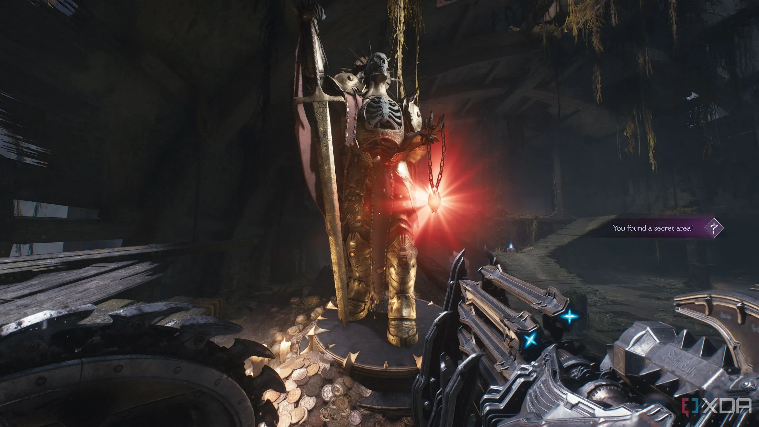 Khu vực bí mật 5 và bức tượng Ruby đỏ thứ hai trong Chương 14 Doom The Dark Ages.