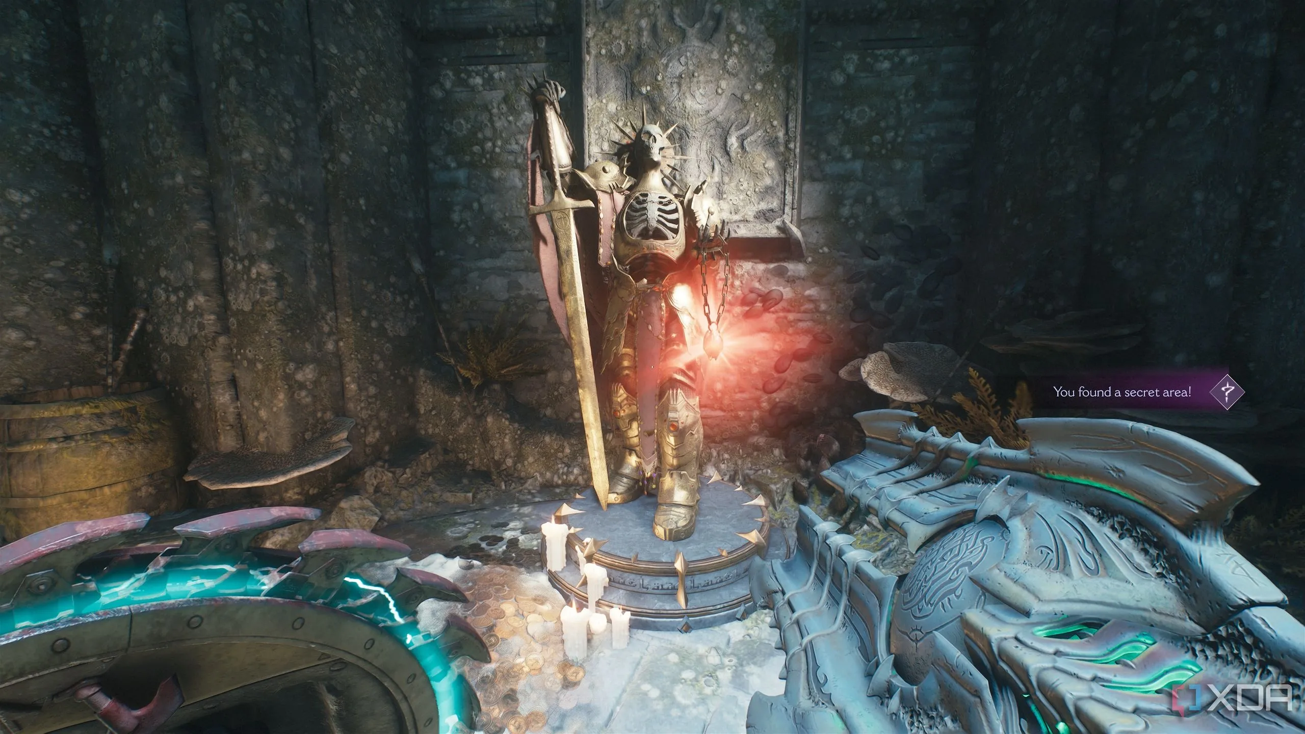 Khu vực bí mật 7 và bức tượng Ruby đỏ thứ ba trong Chương 14 Doom The Dark Ages.