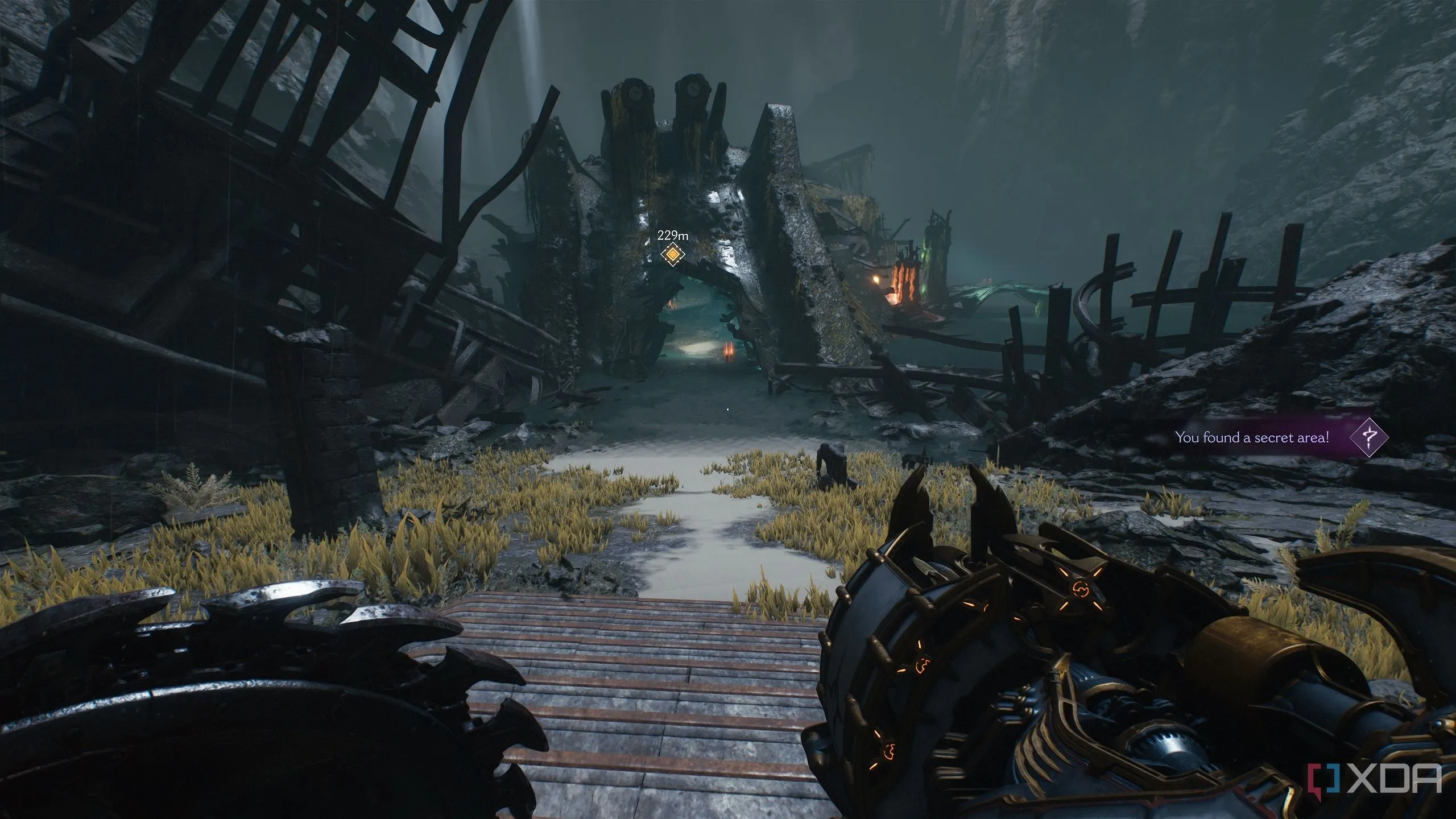 Khu vực bí mật 9 được mở khóa khi bước vào từ cổng dịch chuyển trong Chương 14 Doom The Dark Ages.