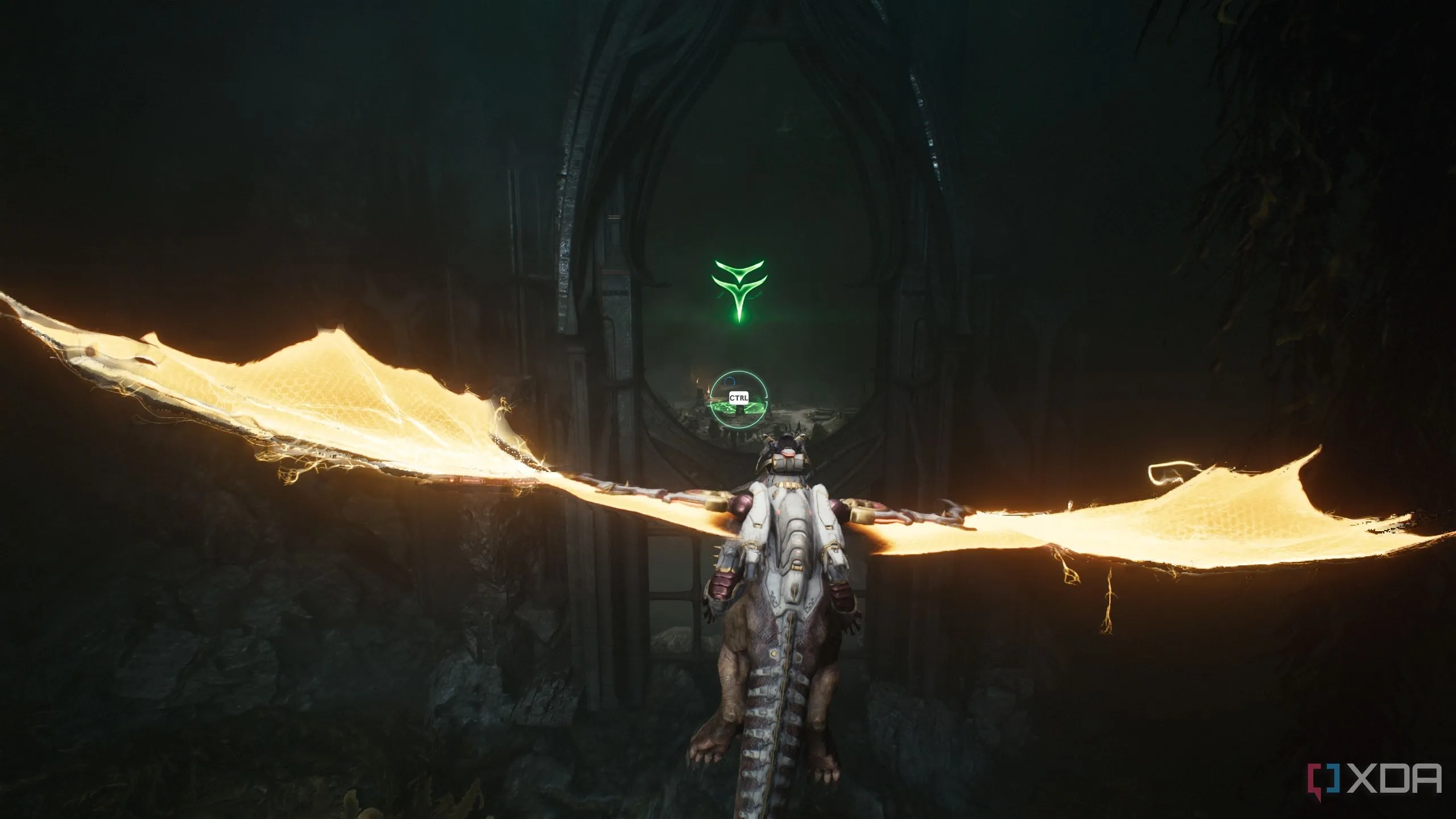 Khu vực hạ cánh bí mật đầu tiên với Đền Sentinel và thỏi vàng trong Chương 14 Doom The Dark Ages.