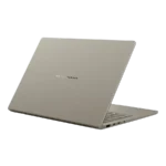 Laptop Asus Zenbook A14 màu be với thiết kế mỏng nhẹ và màn hình OLED hiển thị sắc nét