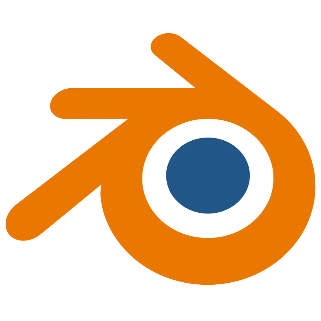 Logo Blender, biểu tượng phần mềm thiết kế 3D và hiệu ứng VFX