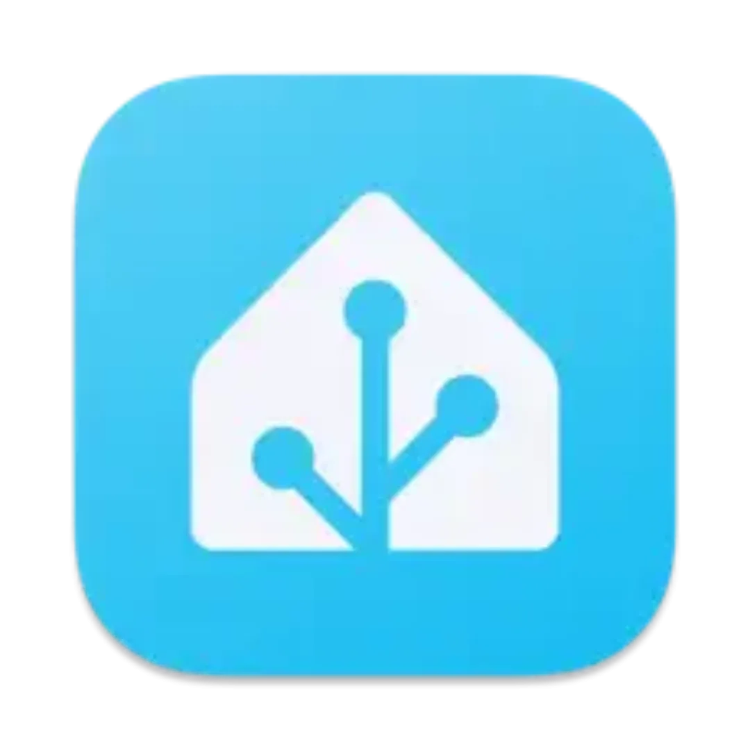 Logo chính thức của Home Assistant, biểu tượng cho giải pháp nhà thông minh tập trung
