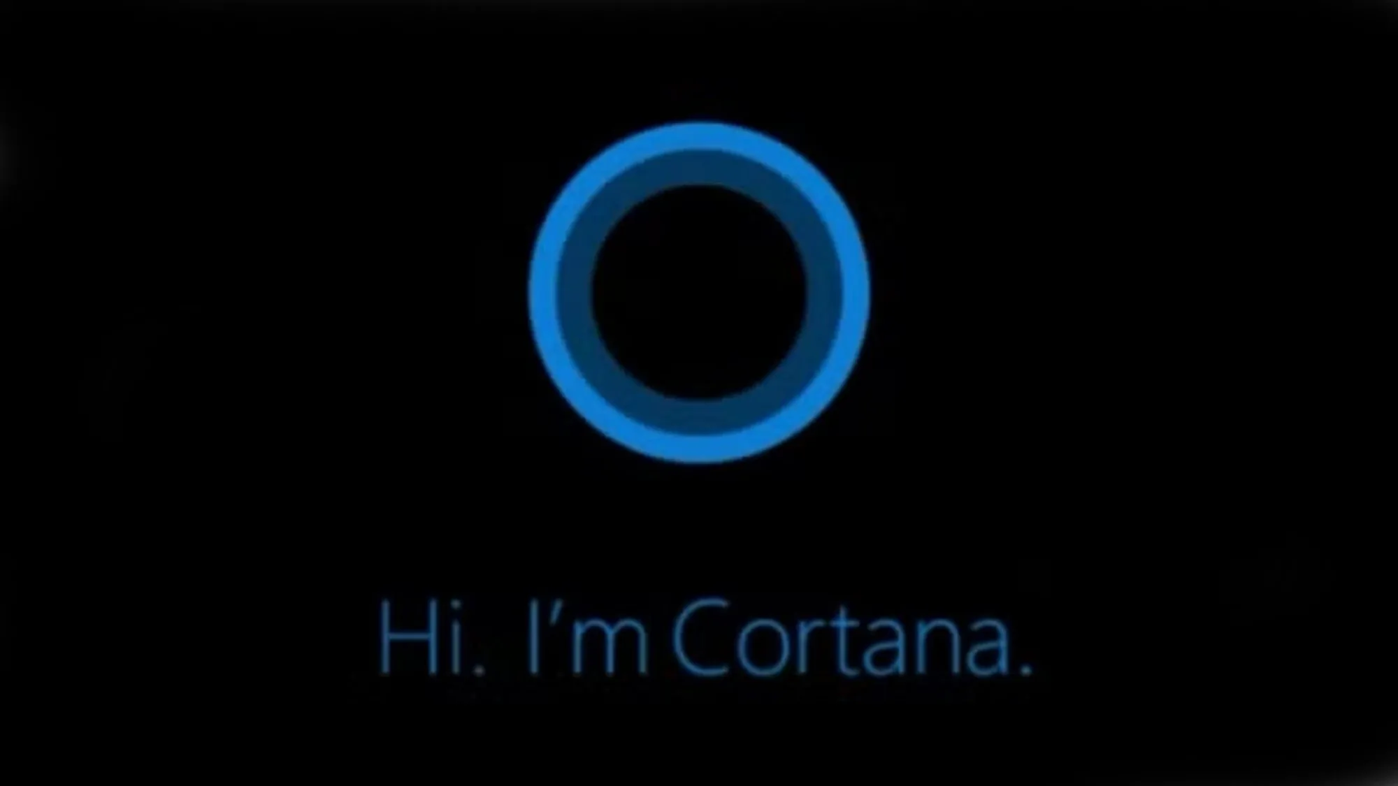 Logo của Microsoft Cortana, một ví dụ về trợ lý ảo AI mà người dùng không mong muốn tích hợp sâu vào trải nghiệm console Xbox thế hệ tiếp theo.