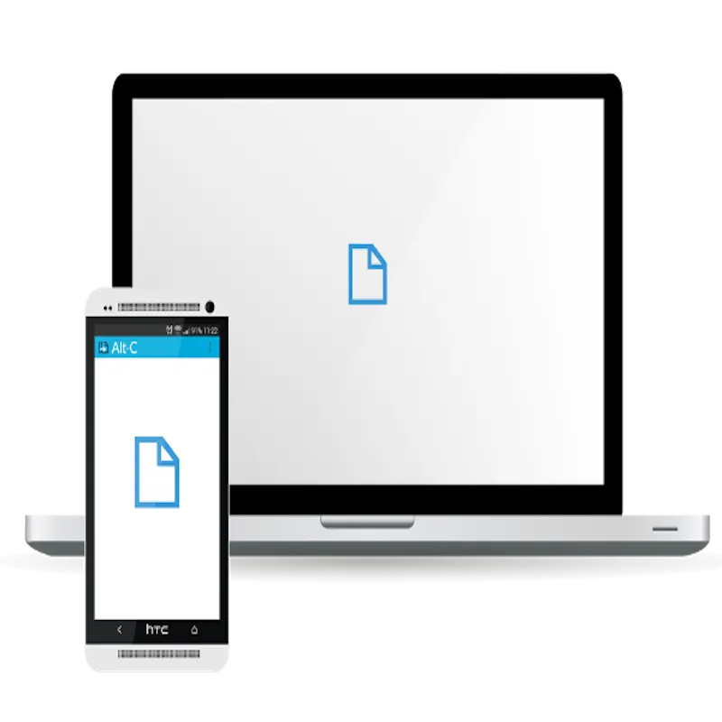 Logo ứng dụng Alt-C, công cụ đồng bộ clipboard giữa Android và Mac