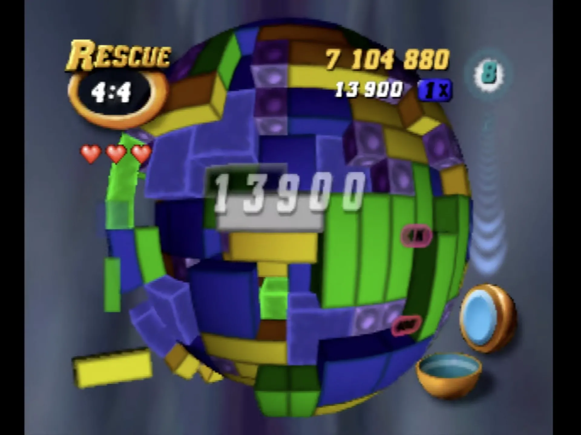 Lối chơi độc đáo của Tetrisphere trên Nintendo 64