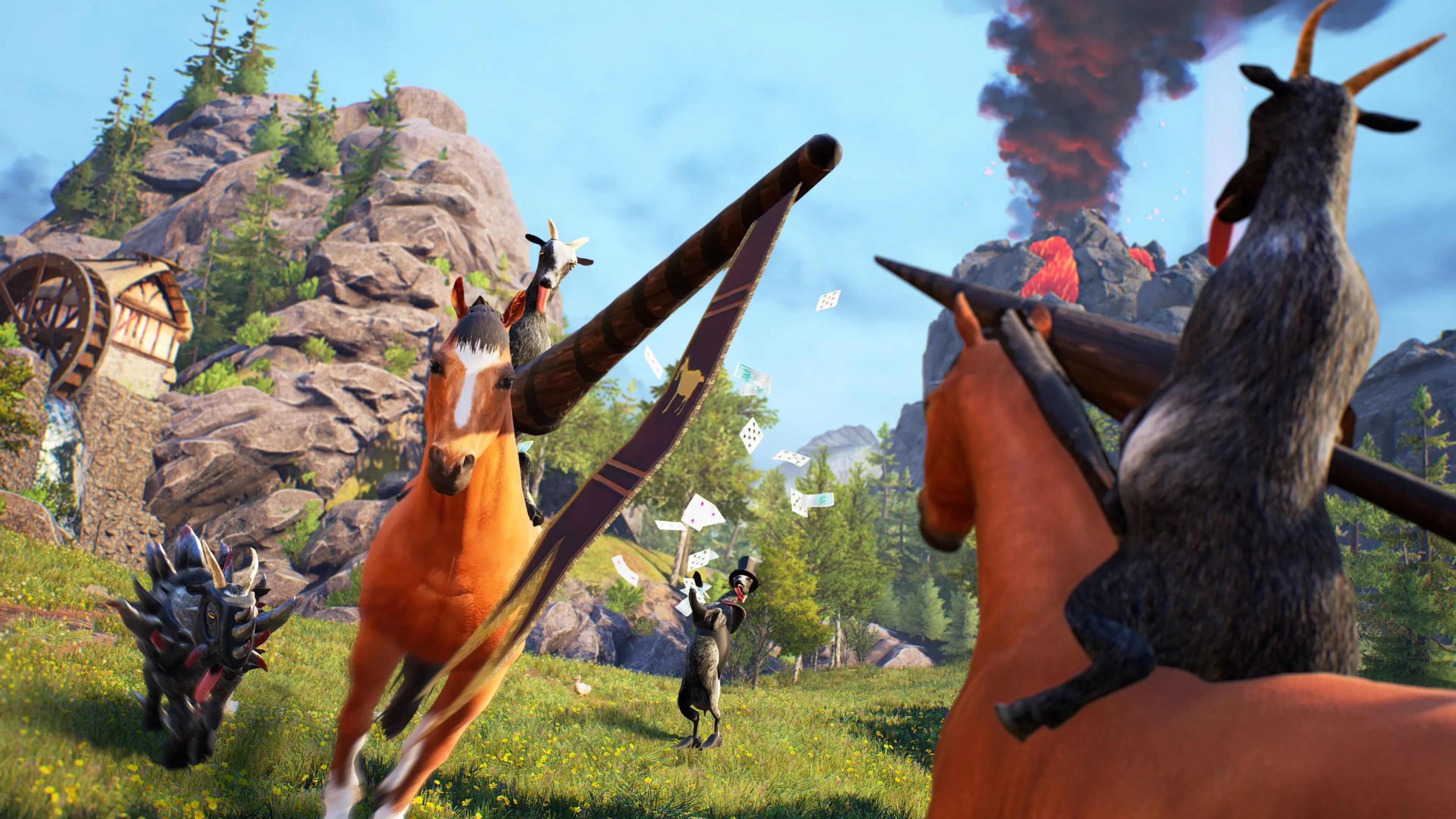 Lối chơi phá cách của Goat Simulator mở ra thể loại game mô phỏng động vật điên rồ