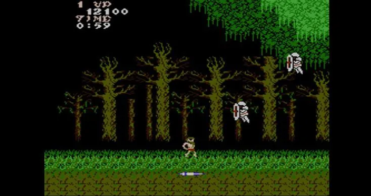Màn chơi đầy thử thách trong tựa game kinh điển Ghosts 'n Goblins.