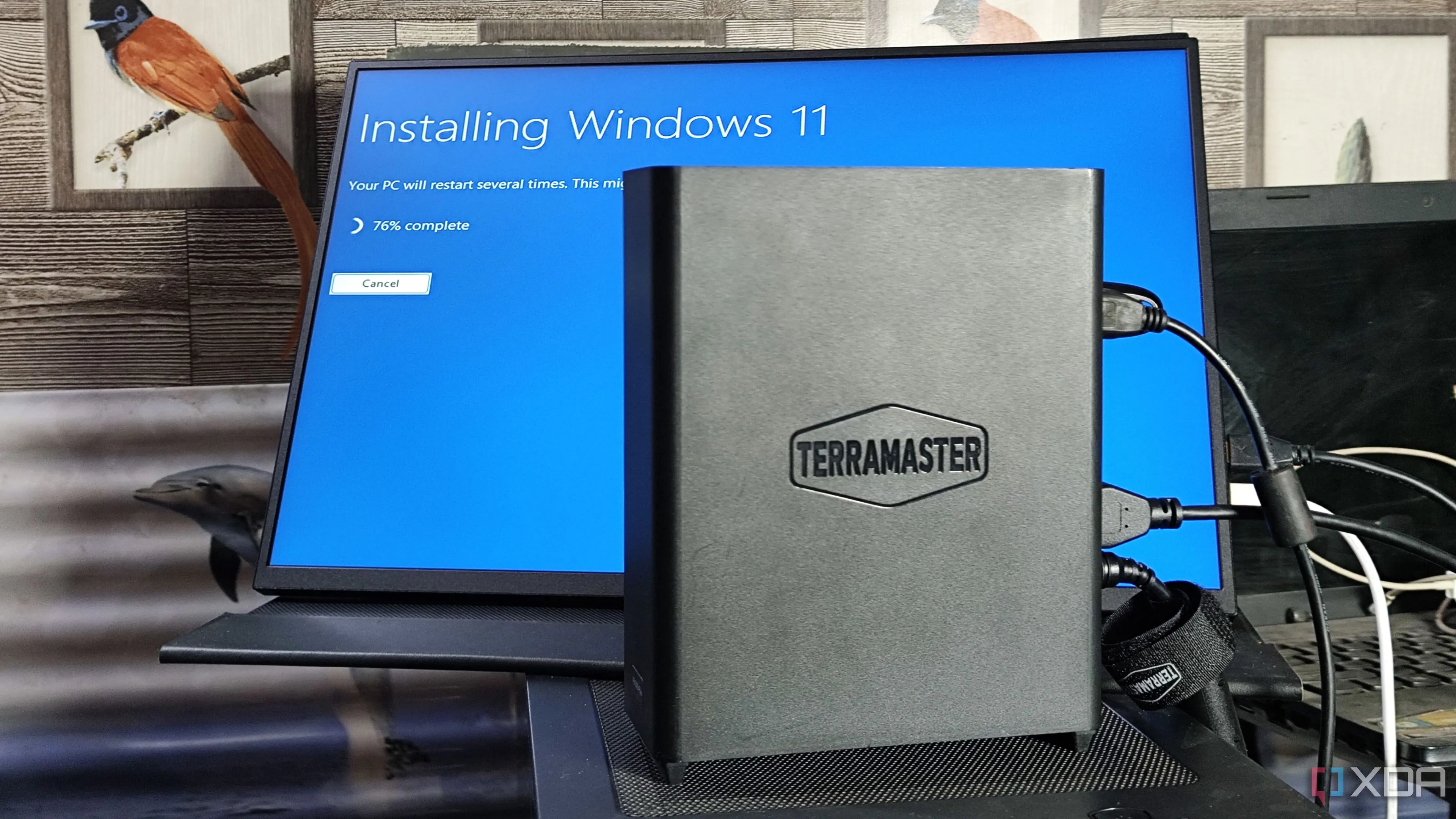 Màn hình cài đặt Windows 11 trên NAS, minh họa việc quản lý quyền truy cập người dùng