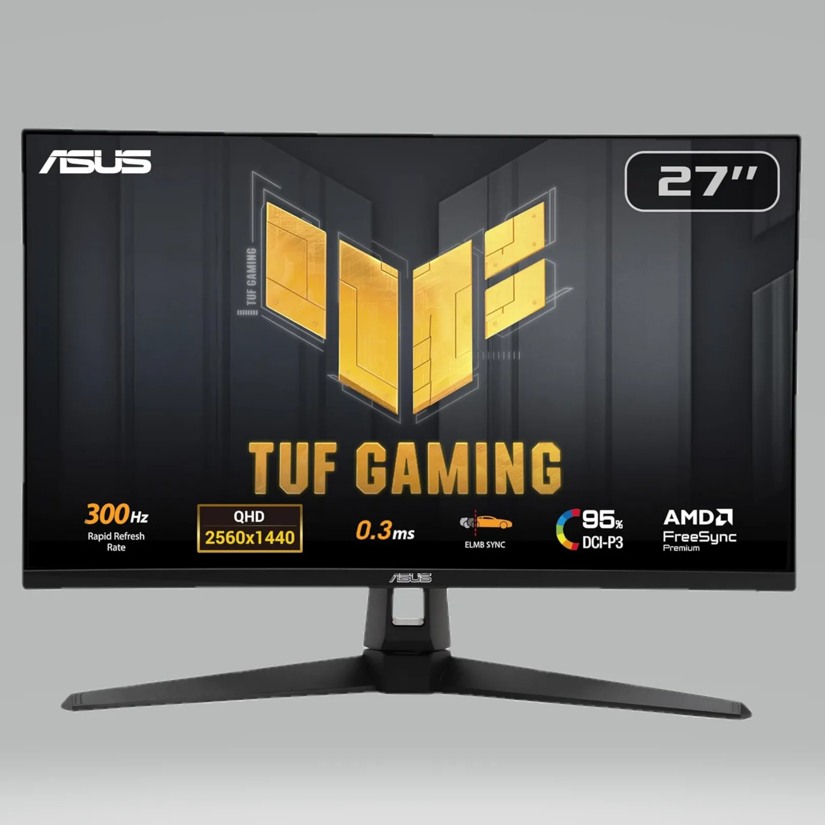 Màn hình chơi game Asus VG27AQM5A 27 inch với độ phân giải 1440p và tần số quét 300Hz, tối ưu cho trải nghiệm chơi game mượt mà.