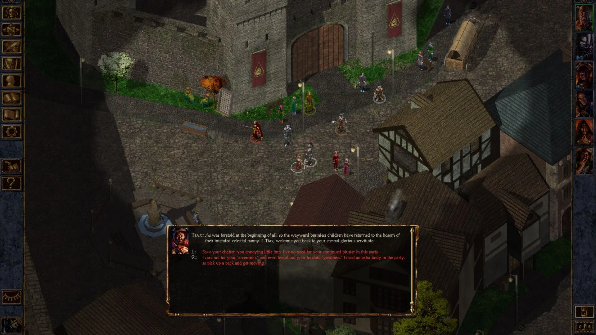 Màn hình giới thiệu Baldur's Gate 1 và 2 Enhanced Editions trên Xbox Game Pass