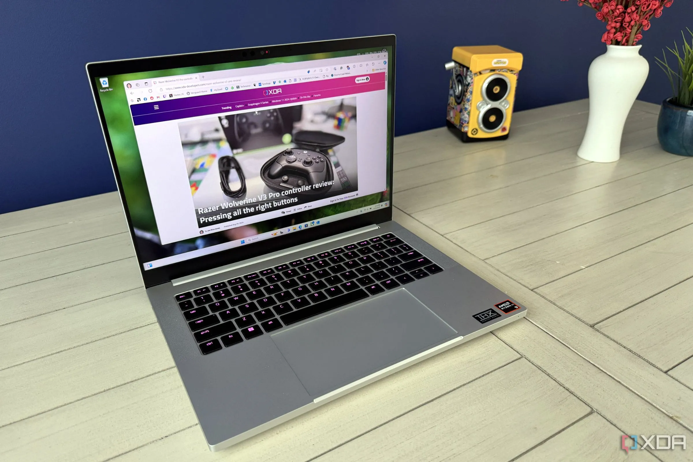 Màn hình laptop hiển thị giao diện duyệt web, minh họa sự phụ thuộc của Pi-hole vào cấu hình mạng