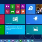 Màn hình Start Windows 8.1 với các ô Live Tile, tượng trưng tính năng UX ẩn.