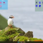 Màn hình Windows 11 với các khu vực Fences 6 được tổ chức khoa học cùng tính năng tab và biểu tượng được tô màu.