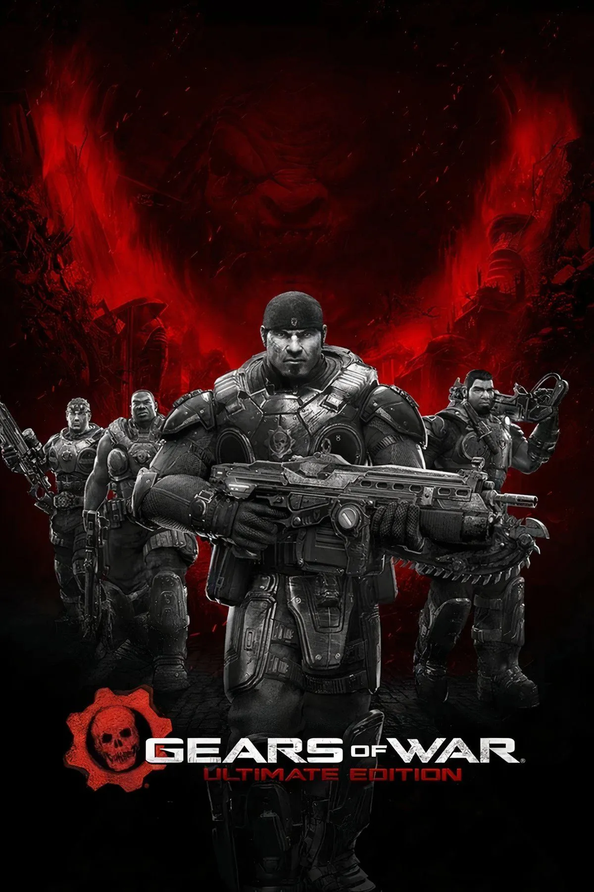 Marcus Fenix và đồng đội chiến đấu trong Gears of War: Ultimate Edition, minh họa sự khắc nghiệt của chế độ Multiplayer Versus.