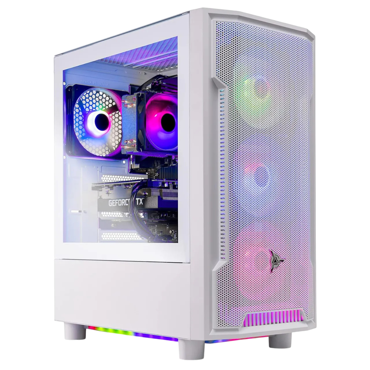 Máy tính chơi game Skytech Archangel Gaming PC Desktop với màn hình và phụ kiện