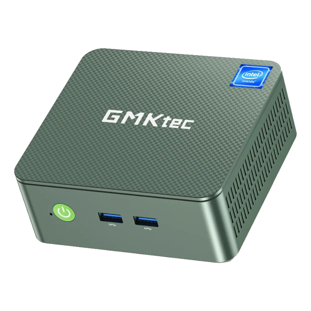 Máy tính mini GMKtec với thiết kế nhỏ gọn, hiện đại