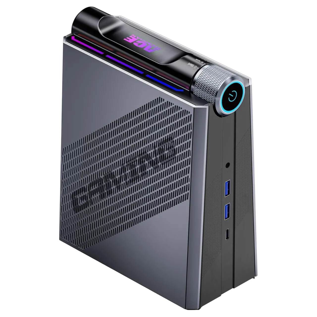 Máy tính Mini PC ACEMAGICIAN với thiết kế nhỏ gọn và hiện đại, thể hiện sức mạnh xử lý hiệu quả.