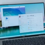 Máy tính xách tay chạy Windows 11 SE hiển thị giao diện cài đặt