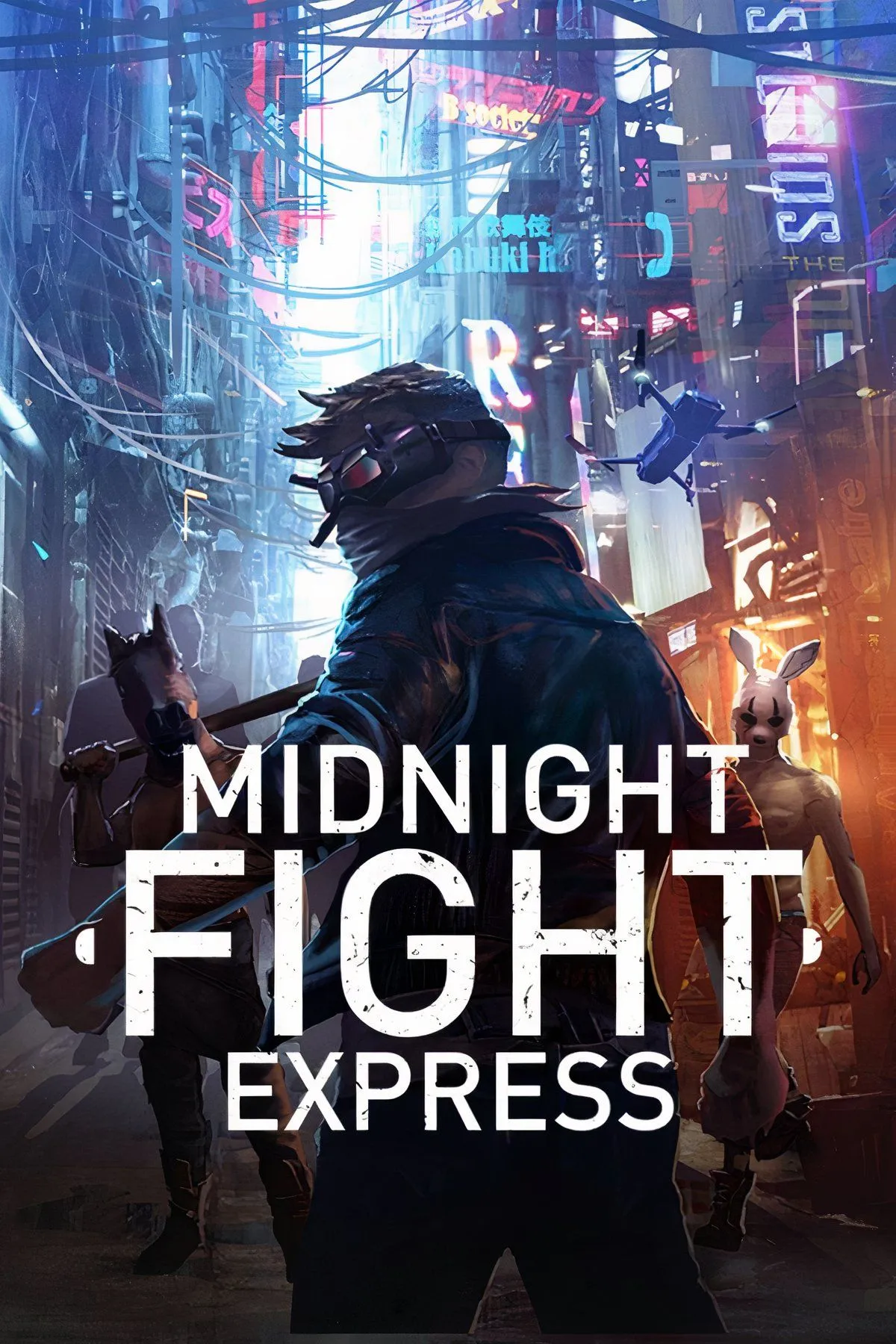 Midnight Fight Express - nhân vật chính trong tư thế chiến đấu