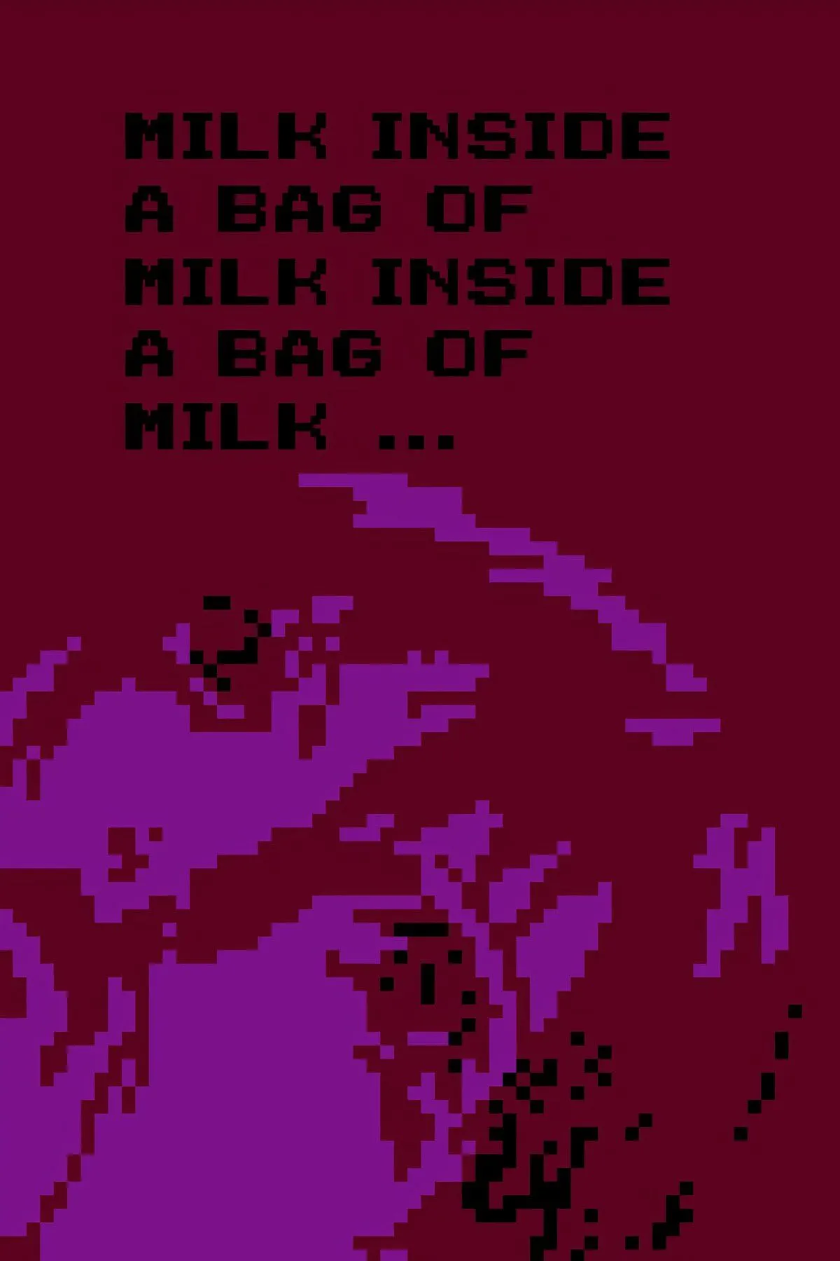 Milk Inside a Bag of Milk - visual novel kinh dị tâm lý đồ họa pixel