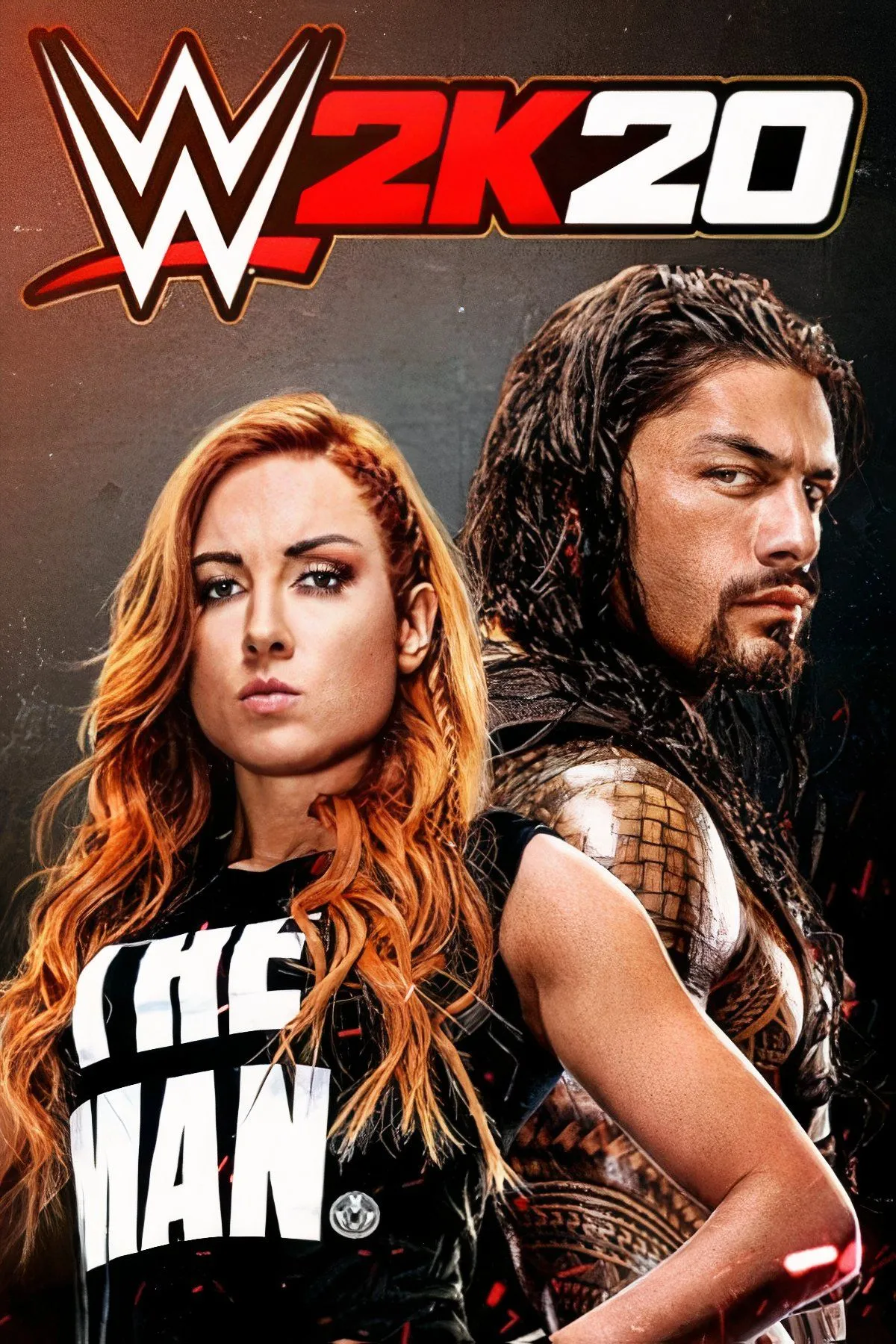 Một khoảnh khắc lỗi đồ họa trong game WWE 2K20, cho thấy chất lượng hình ảnh kém cỏi.