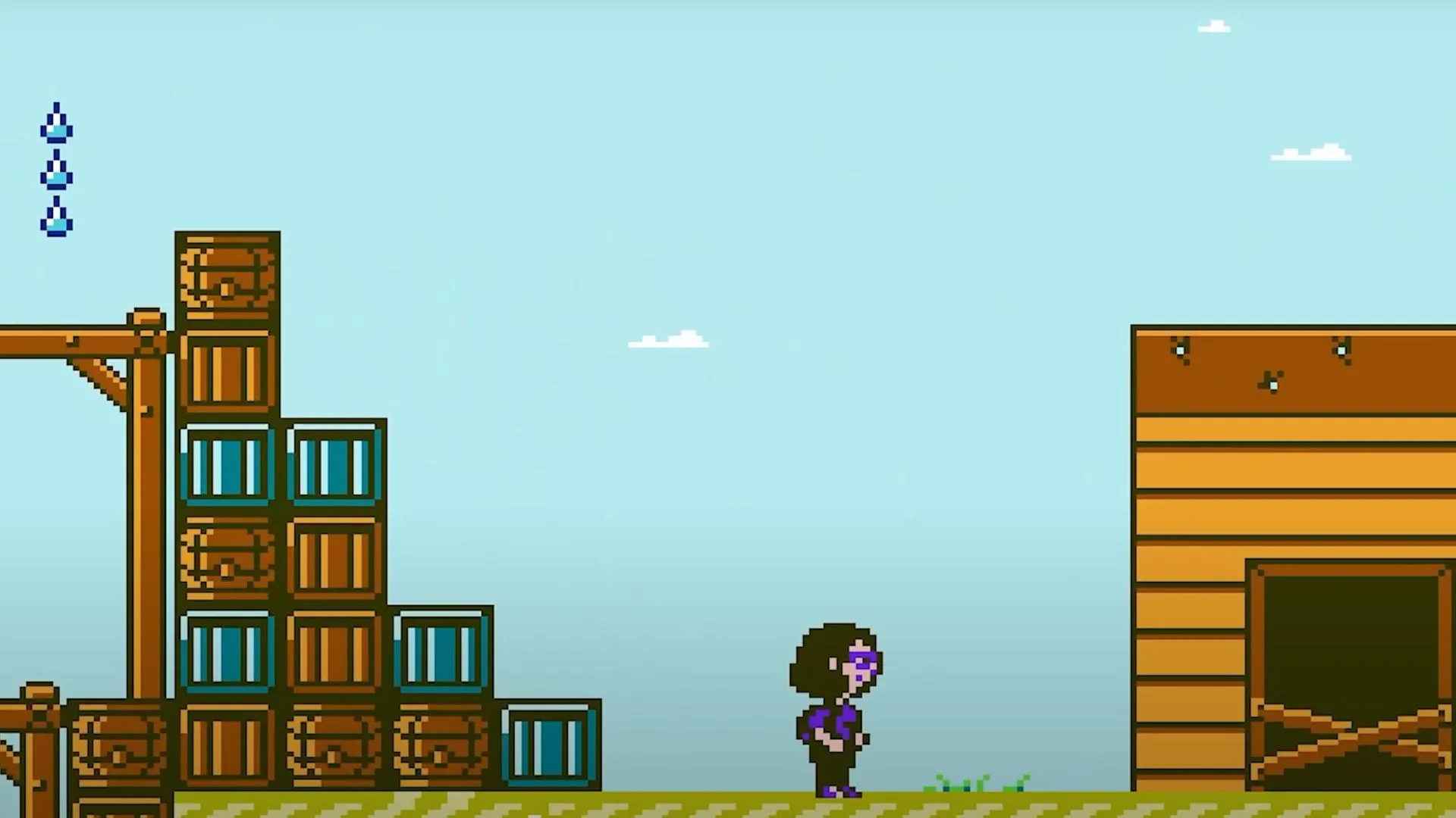 Một màn chơi mới đầy màu sắc trong game 8-bit Echoes of the Unread trên hệ máy NES.