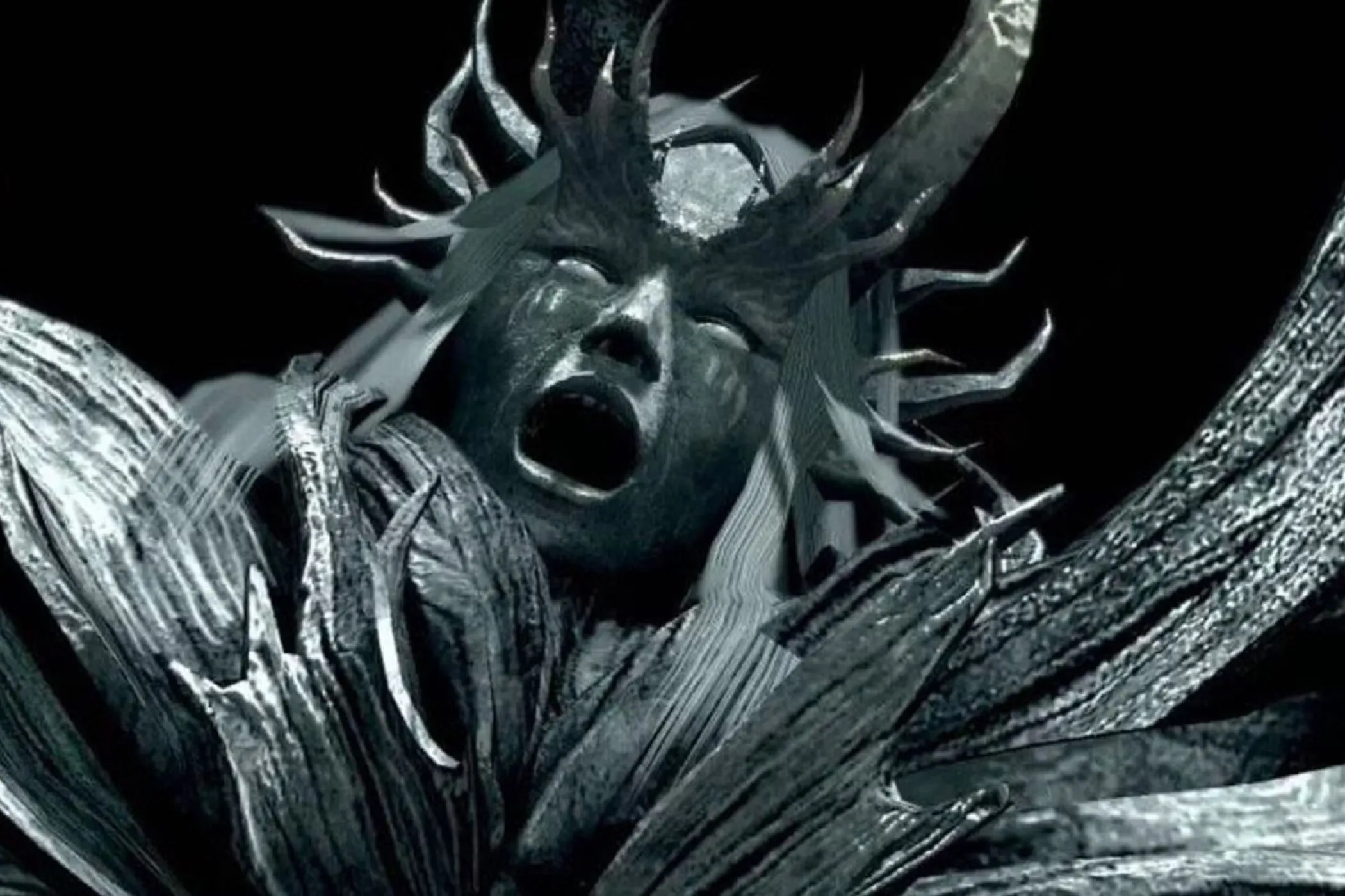 Một trong The Four Kings đang gào thét trong Dark Souls, biểu tượng của sự hỗn loạn trong Abyss.