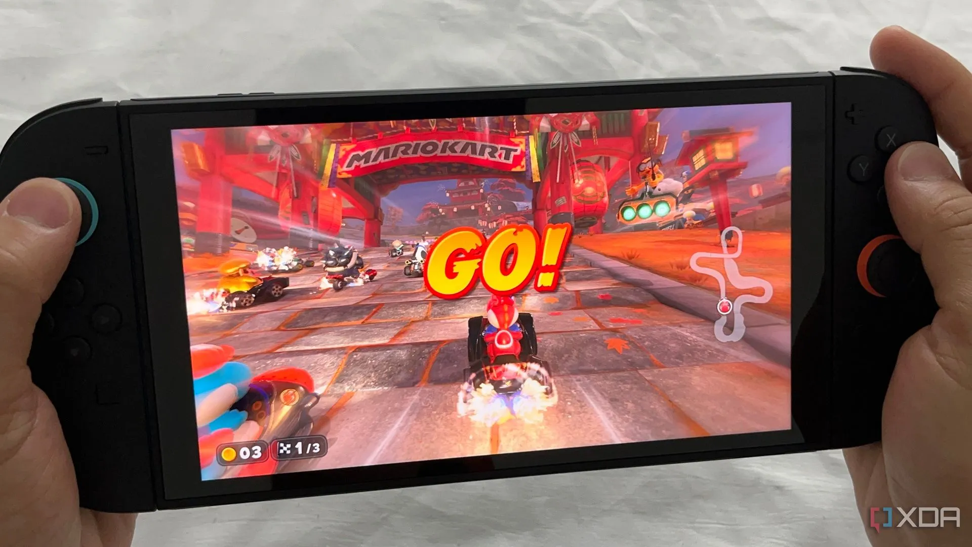 Người chơi trải nghiệm Mario Kart trên Nintendo Switch 2, nền tảng phù hợp cho Game Pass của Xbox