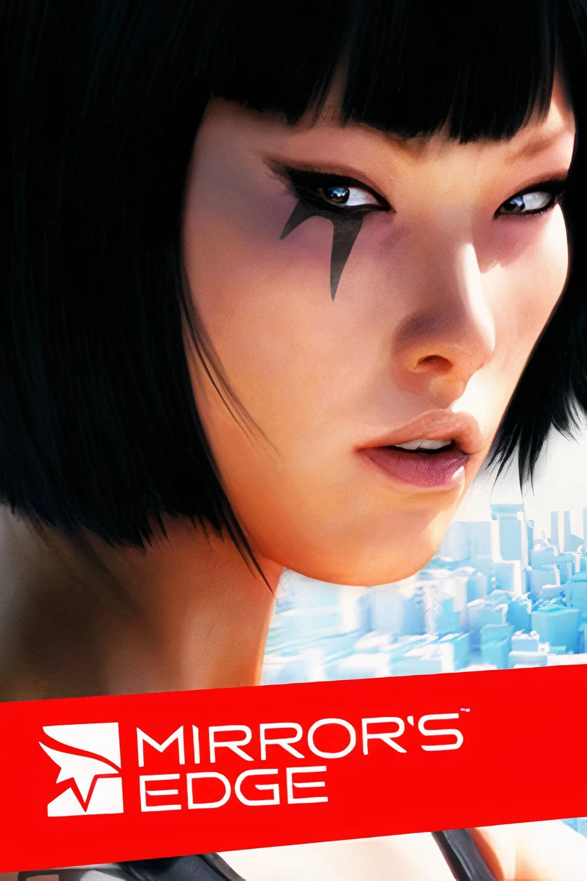 Nhân vật Faith đang thực hiện động tác parkour trong game Mirror's Edge, cho thấy trải nghiệm 60 FPS mượt mà trên Xbox Series X|S
