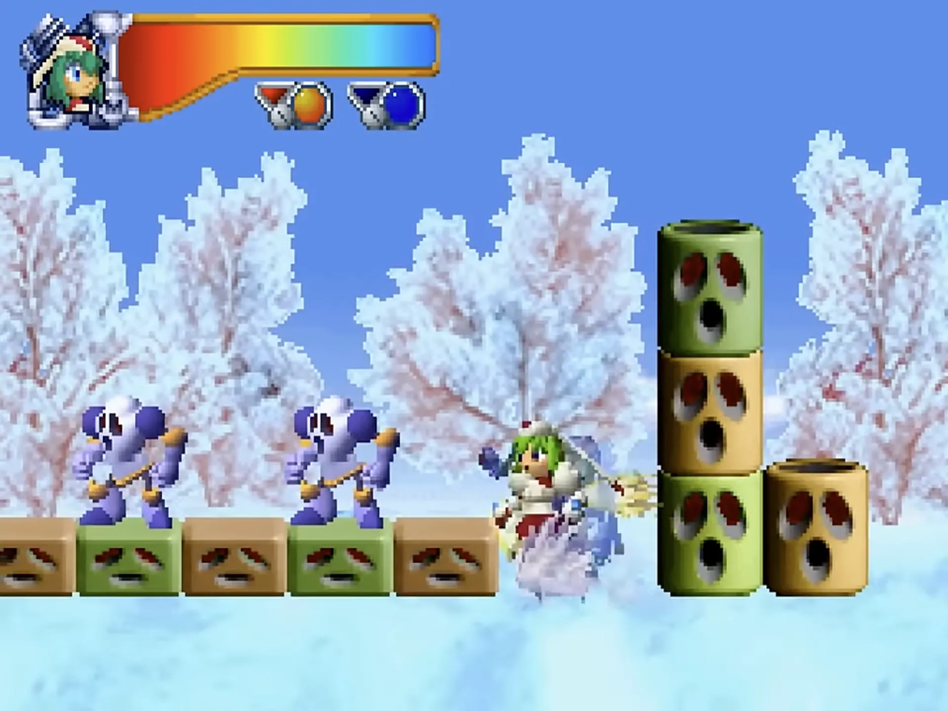 Nhân vật Marina trong game platformer 2D Mischief Makers trên Nintendo 64