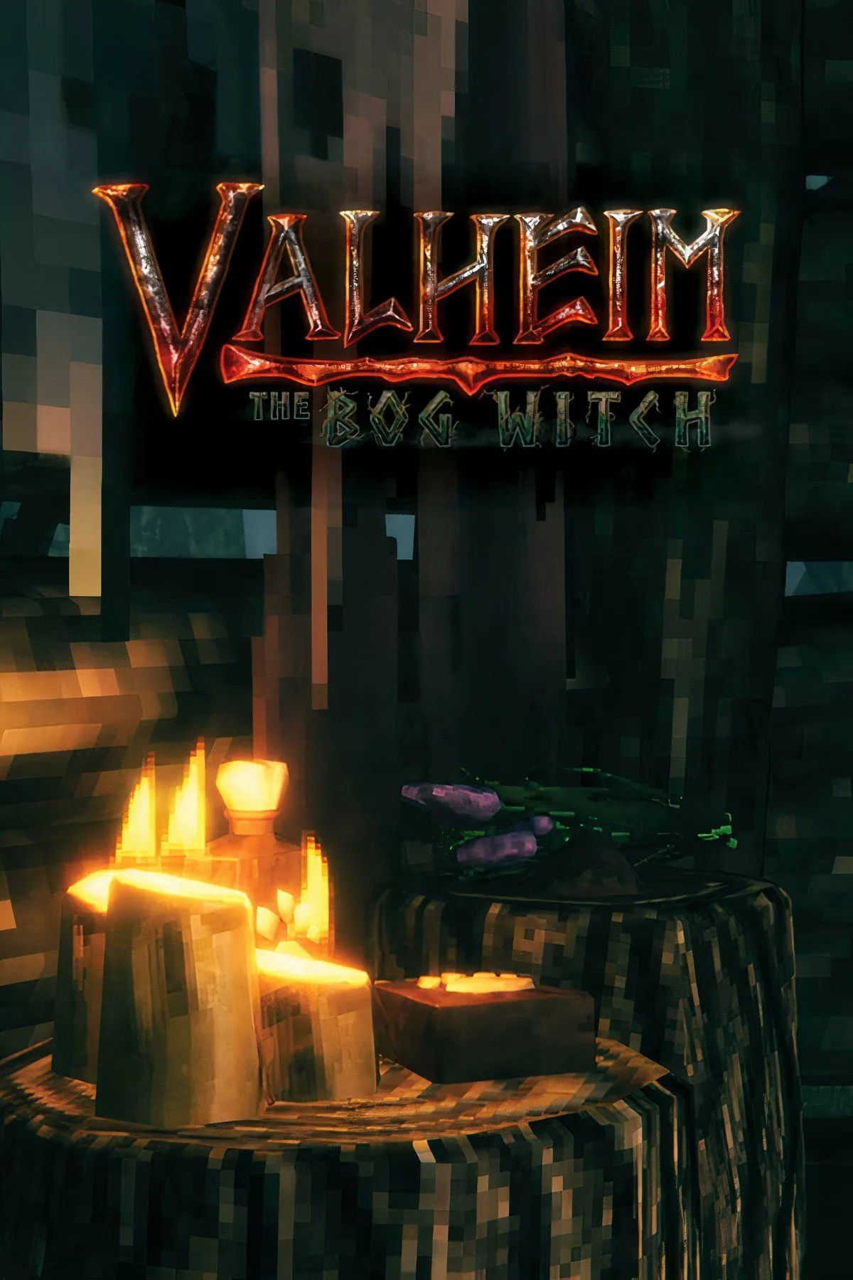 Nhân vật Viking chiến đấu với quái vật khổng lồ trong thế giới Valheim