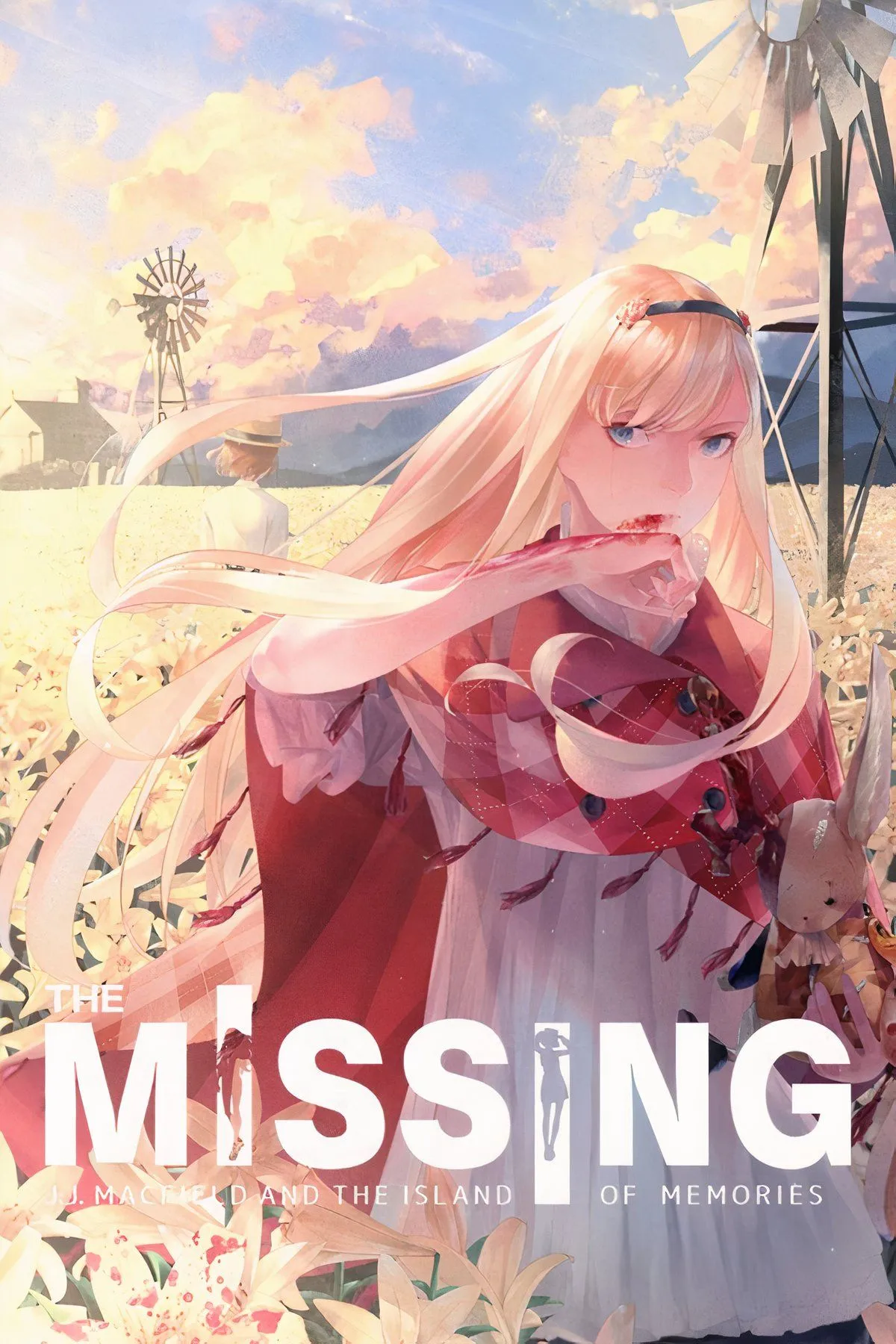 Nữ nhân vật J.J. Macfield trong game The Missing, đứng trong một môi trường nguy hiểm với các lưỡi cưa và chướng ngại vật.