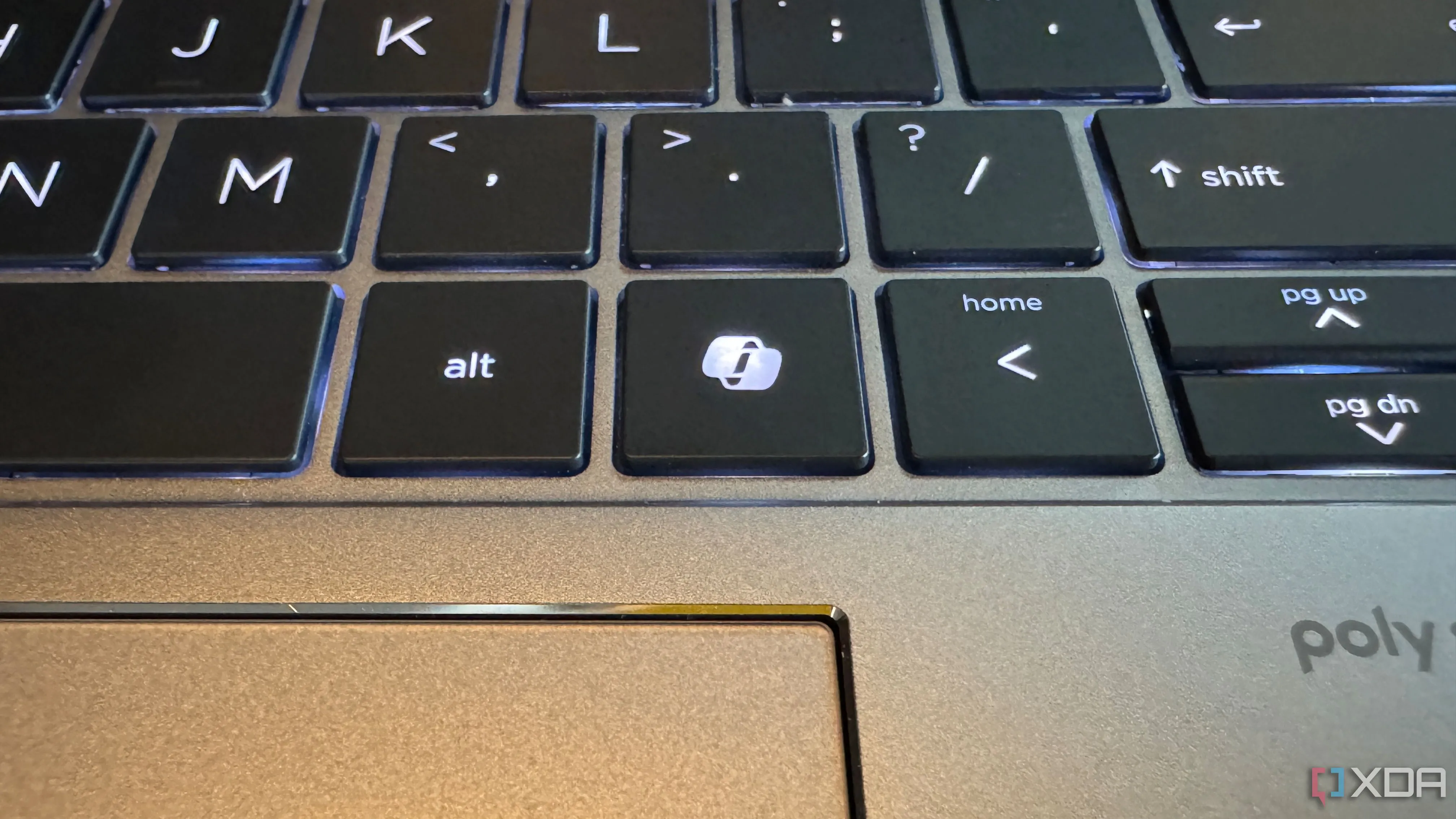 Nút Copilot trên bàn phím HP ZBook Studio G11