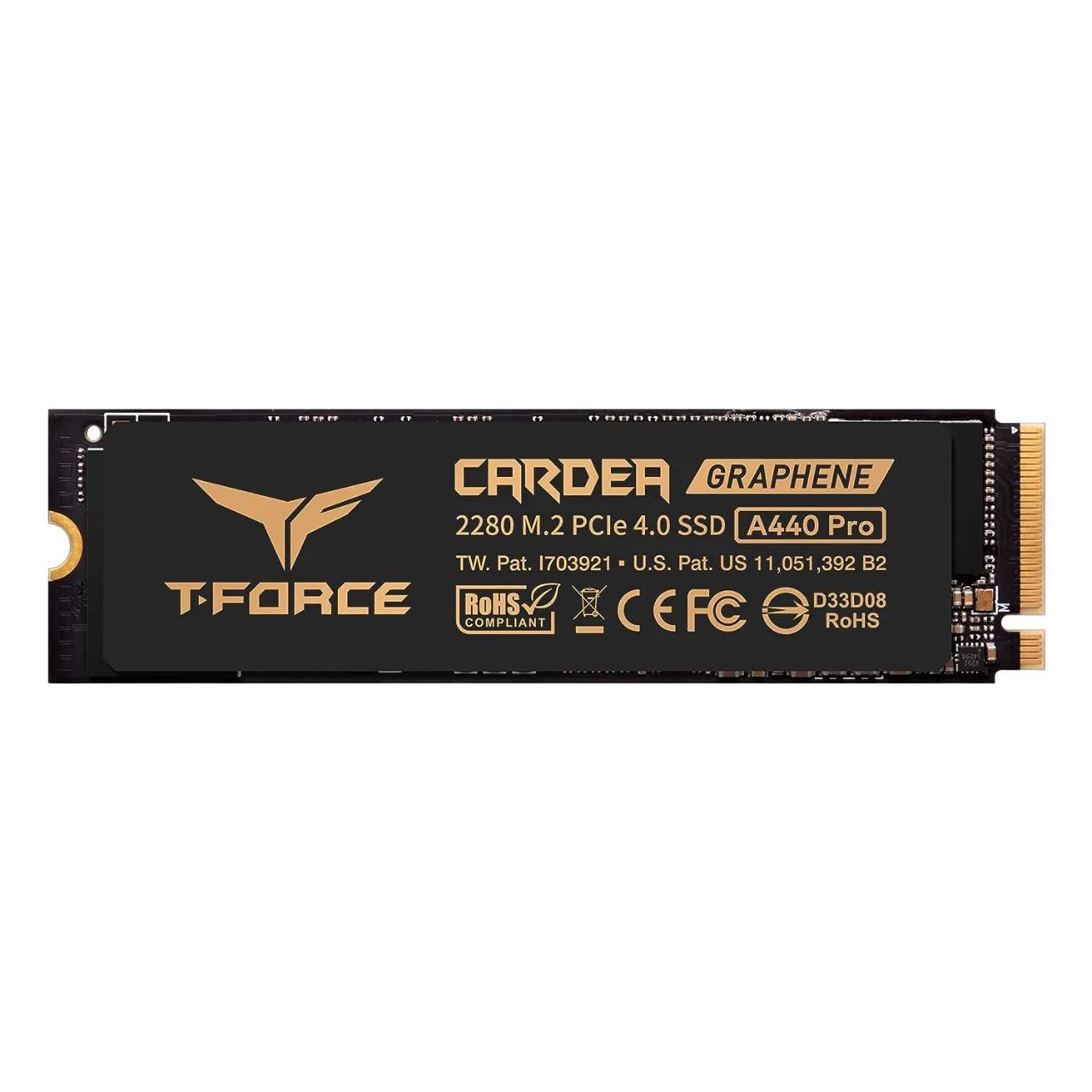 Ổ cứng SSD Team Group T-FORCE CARDEA A440 M.2 2TB với tản nhiệt