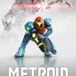 Samus Aran trong trang phục Varia Suit đối đầu với Raven Beak trong game Metroid Dread