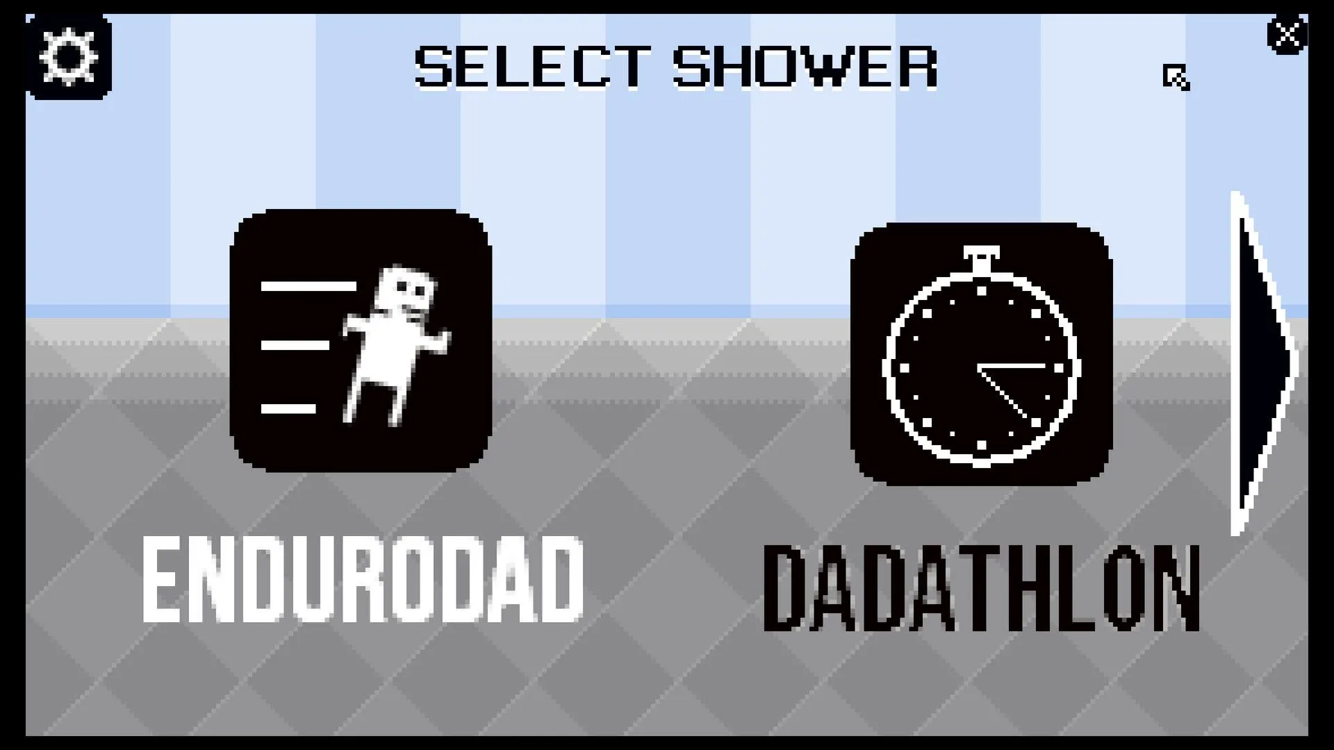 Screenshot của game Shower With Your Dad Simulator 2015 với hai nhân vật hoạt hình đang tắm cùng nhau.