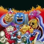 Sir Arthur và các quái vật trong game Ghosts 'n Goblins huyền thoại.