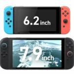 So sánh kích thước màn hình giữa Nintendo Switch và Nintendo Switch 2