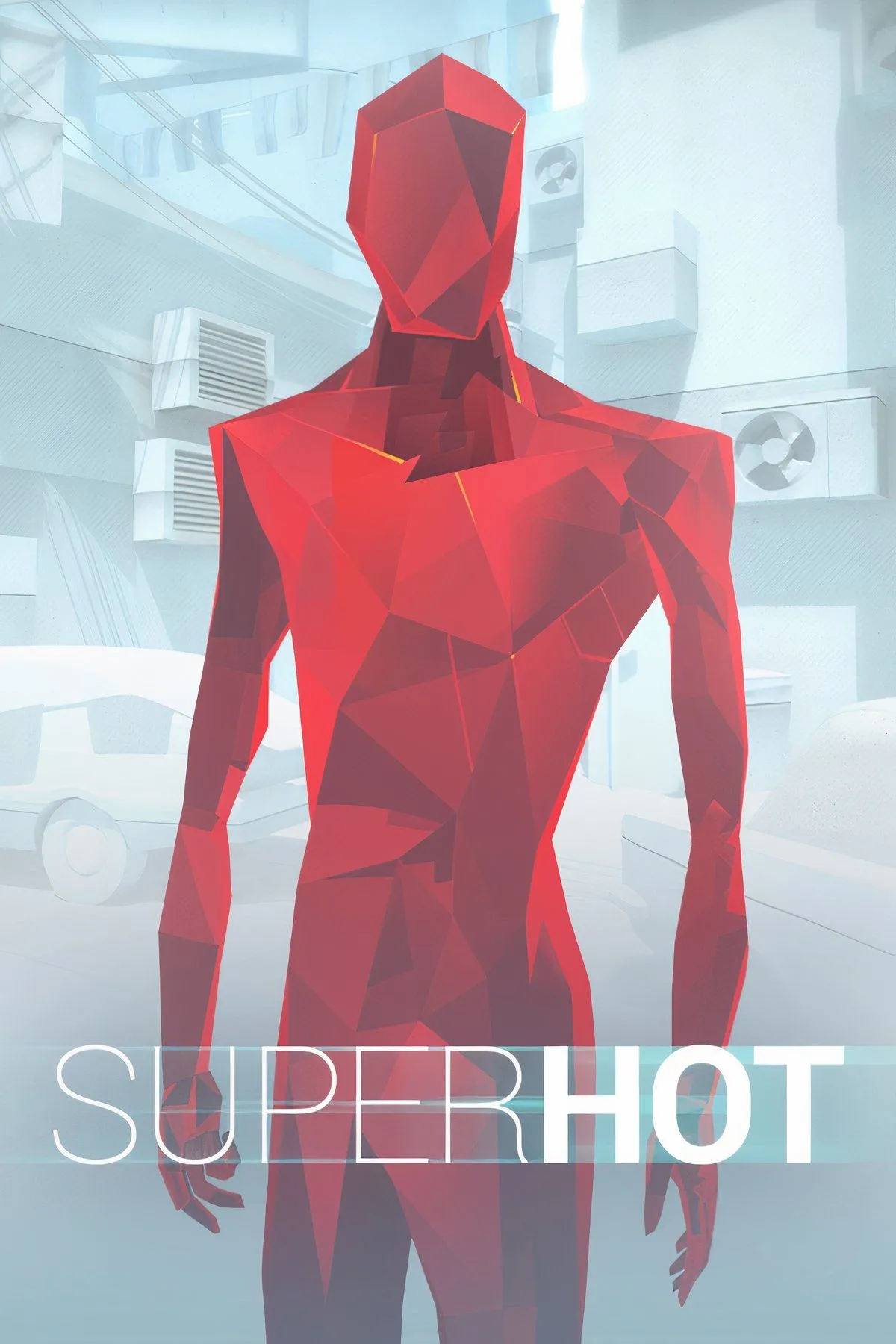 Superhot với đồ họa tối giản trắng và đỏ, nhấn mạnh gameplay