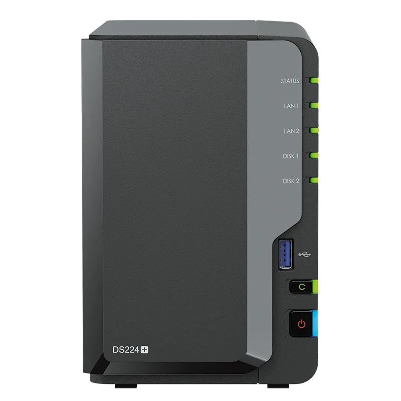 Synology DiskStation DS224+ - Một mẫu NAS phổ biến hỗ trợ bảo mật dữ liệu hiệu quả