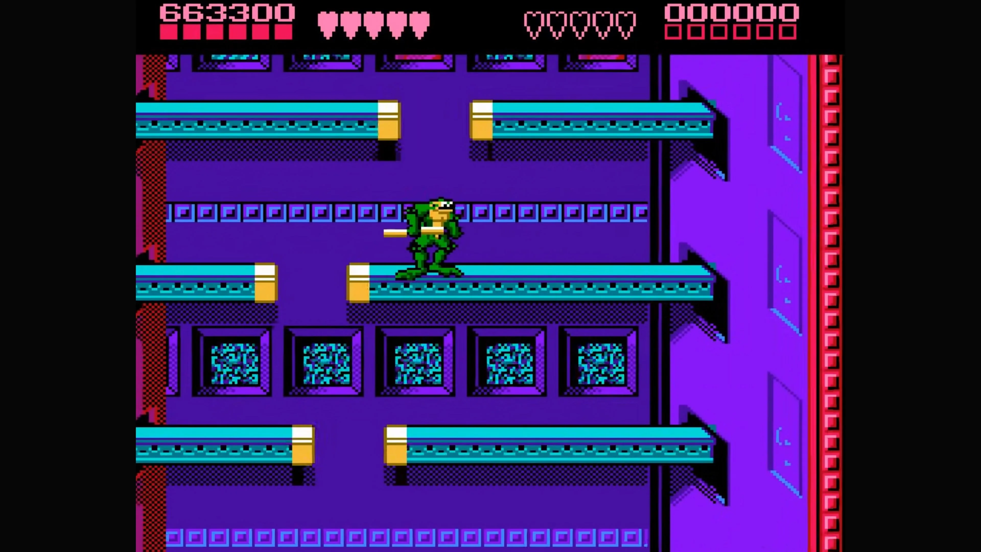 Tạo hình các nhân vật và kẻ thù trong Battletoads phiên bản gốc.