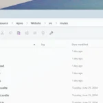 Thanh Omnibar hiển thị lối tắt nhanh và đường dẫn thư mục trong Files App